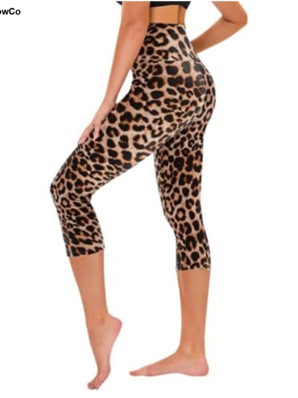 TNNZEET Capri Leggings Women High Waisted Tummy Control Soft Yoga Pants